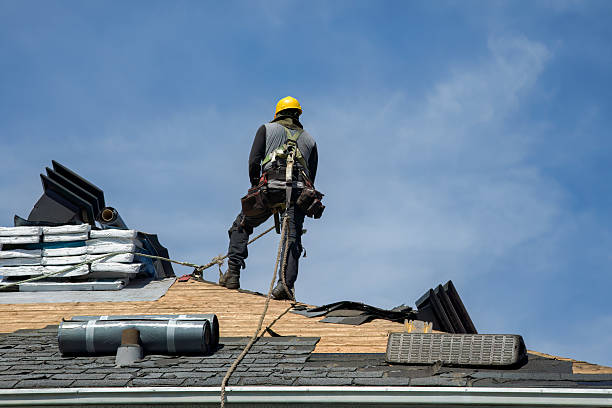 Professional Roof Replacement technician working in Vernon, CO